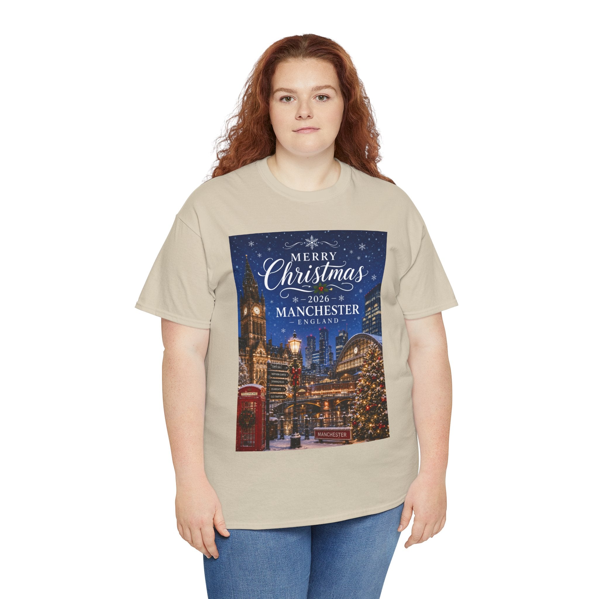 Manchester Christmas Tee — Merry Christmas 2026 Holiday T‑Shirt
