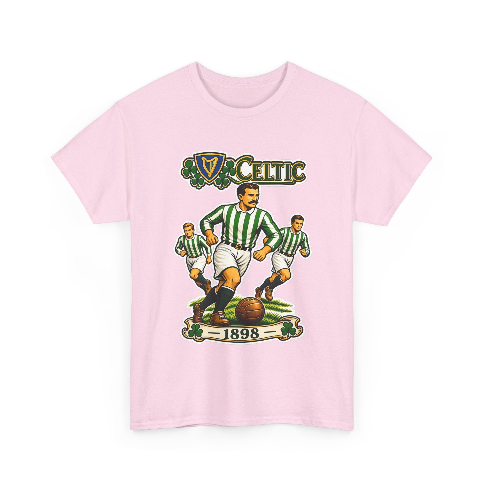 Celtic Football Retro Players Tee — 1898 Vintage Soccer Shirt