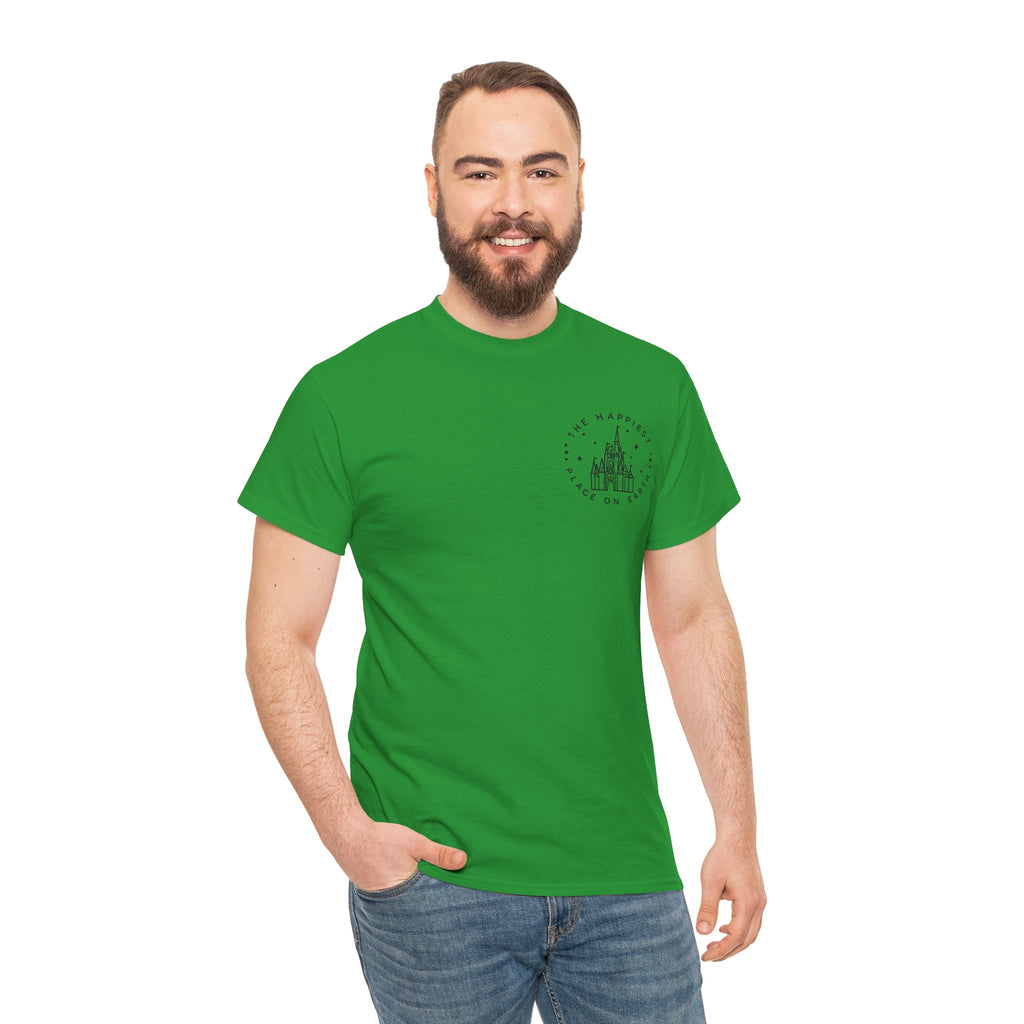 The Happiest Place on Earth Castle Graphic Cotton T-Shirt