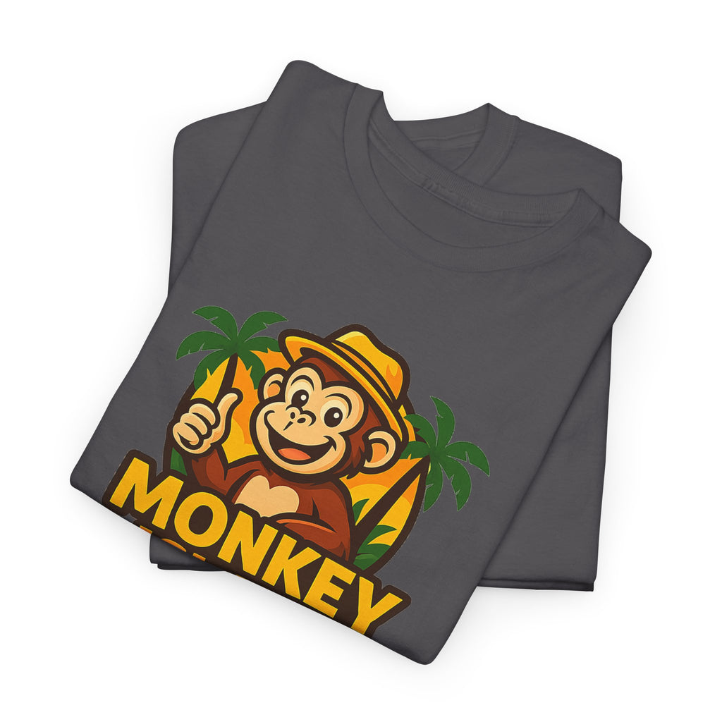 Monkey Island T-Shirt — Cute Tropical Monkey Logo Tee
