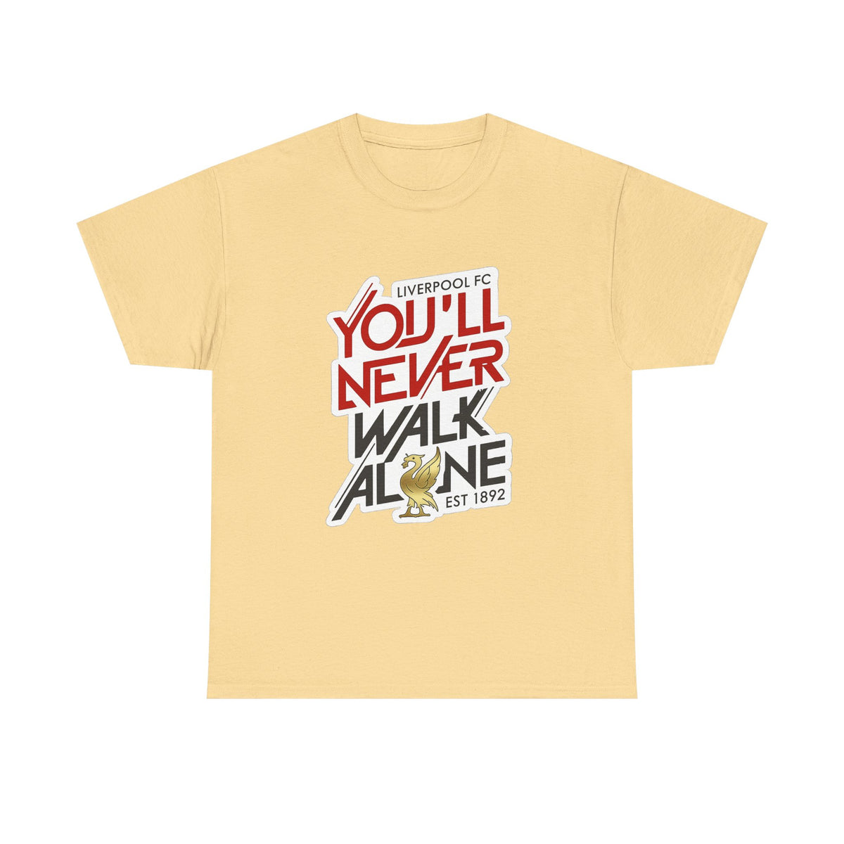 Liverpool You'll Never Walk Alone Cotton T-Shirt — Liverpool FC Fan Tee