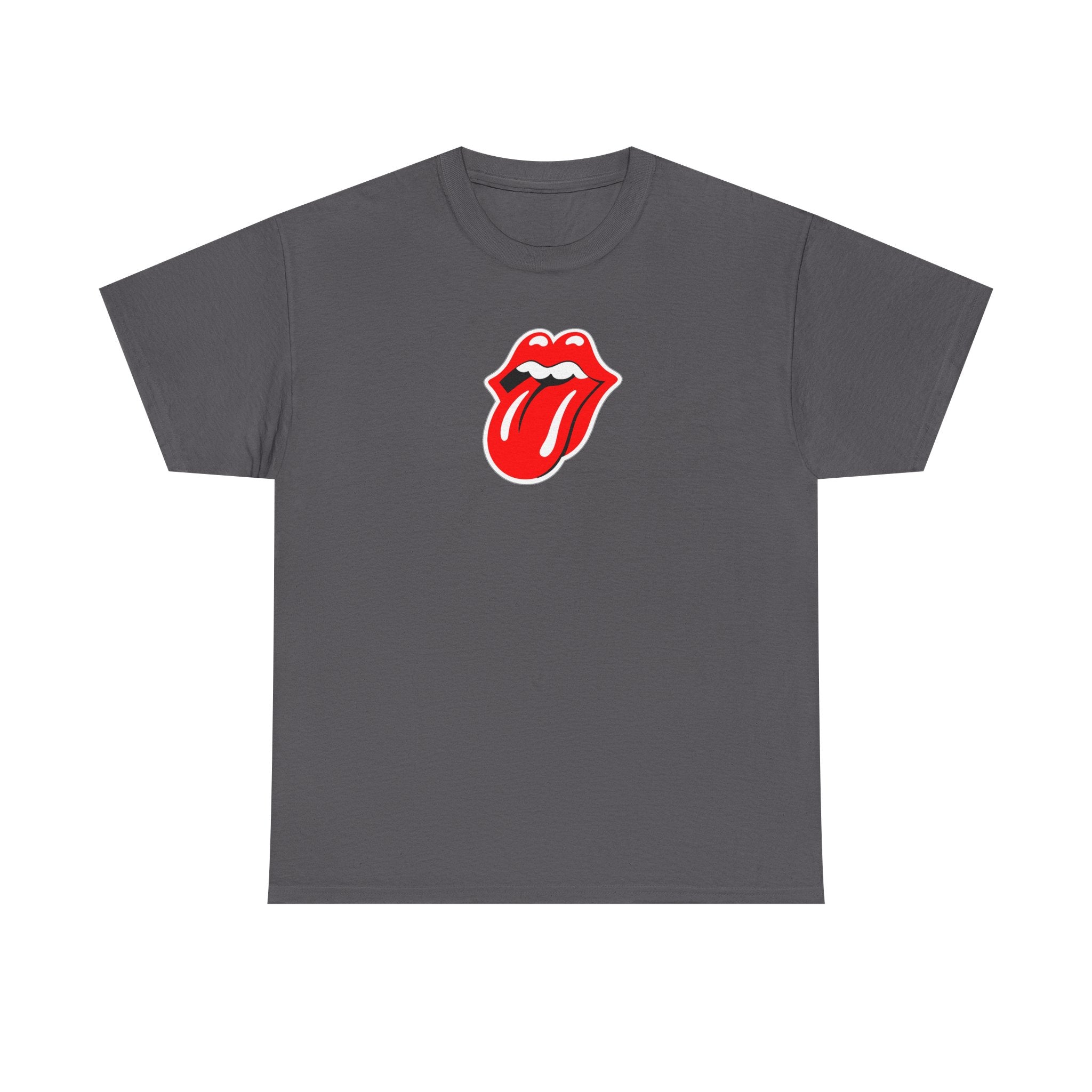 Rock Retro Red Tongue and Lips Graphic Tee