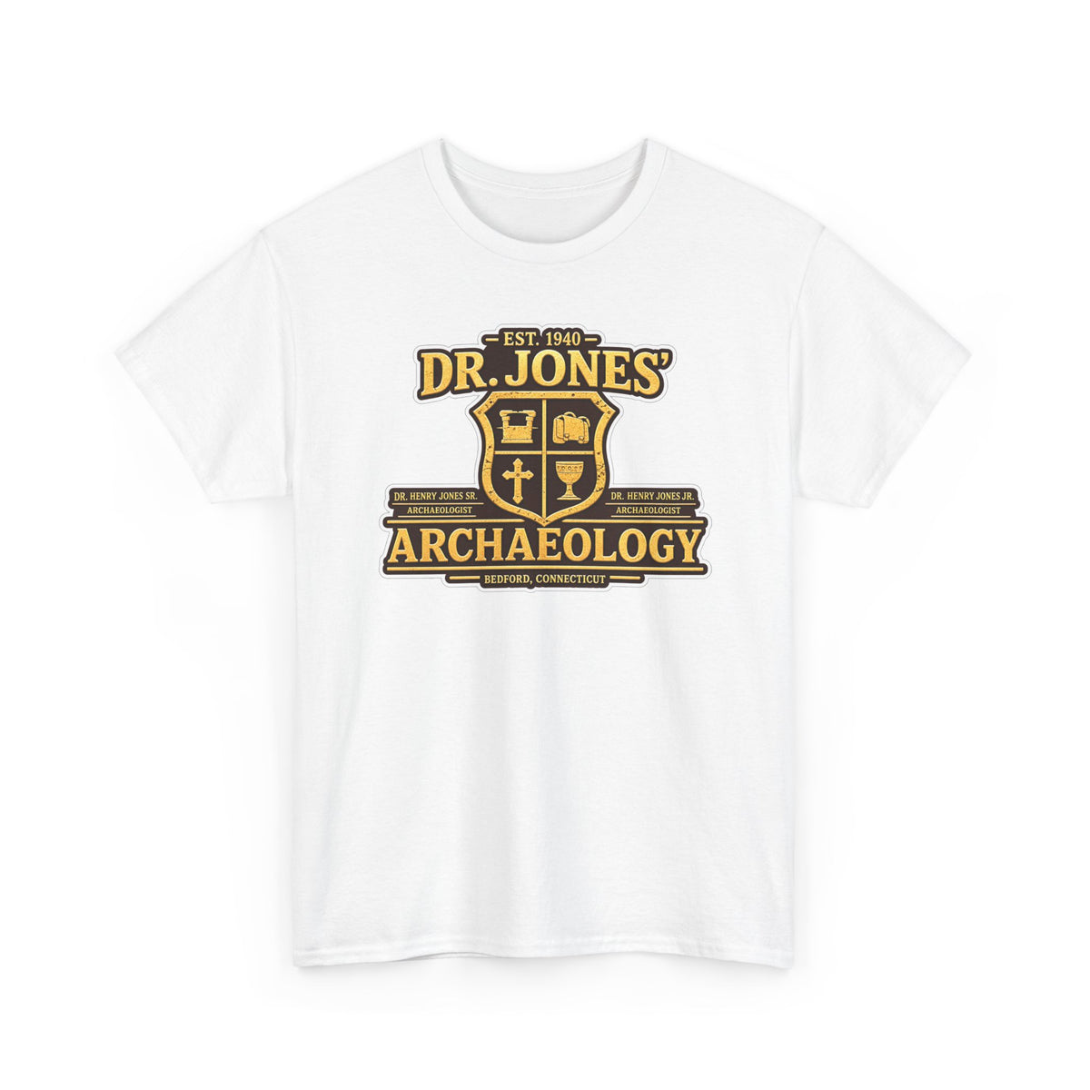 Dr. Jones Archaeology Vintage Adventure Cotton T-Shirt