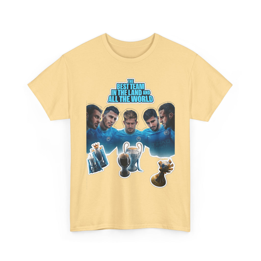Manchester City — "Best Team in the Land and All the World" Cotton T-Shirt