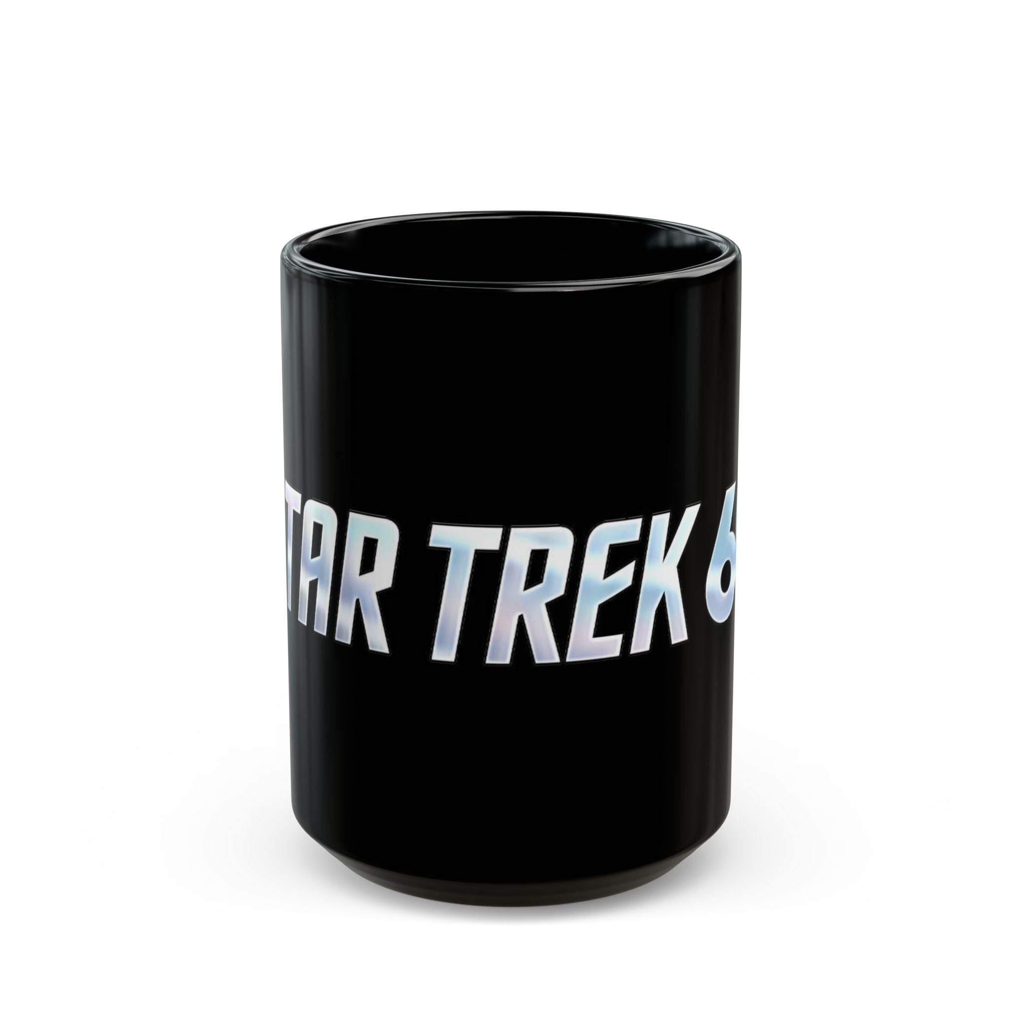 Star Trek 60th Anniversary Black Coffee Mug — Sci‑Fi Fan Gift (11oz/15oz)