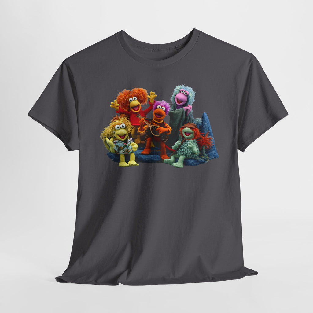 Fraggle Rock Muppet Crew Graphic Tee — Vintage Puppet Group T-Shirt