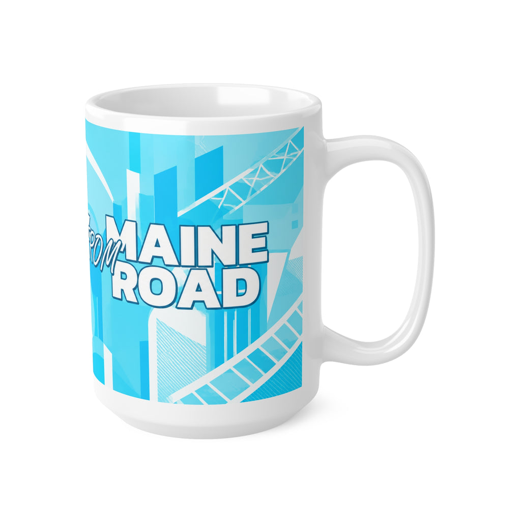Super City from Maine Road Ceramic Coffee Cups, 11oz, 15oz