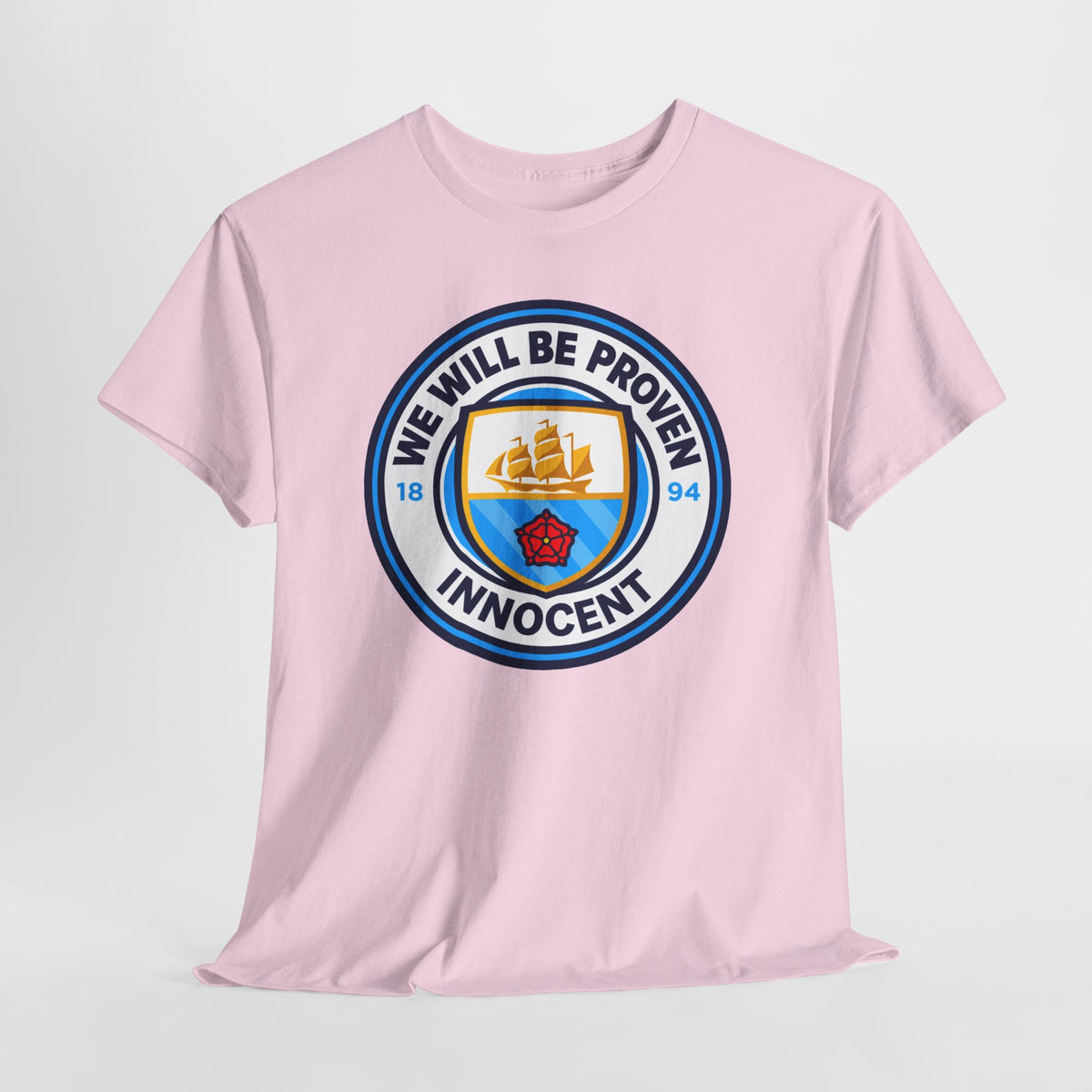 “We Will Be Proven Innocent” Justice Manchester City Cotton T-Shirt