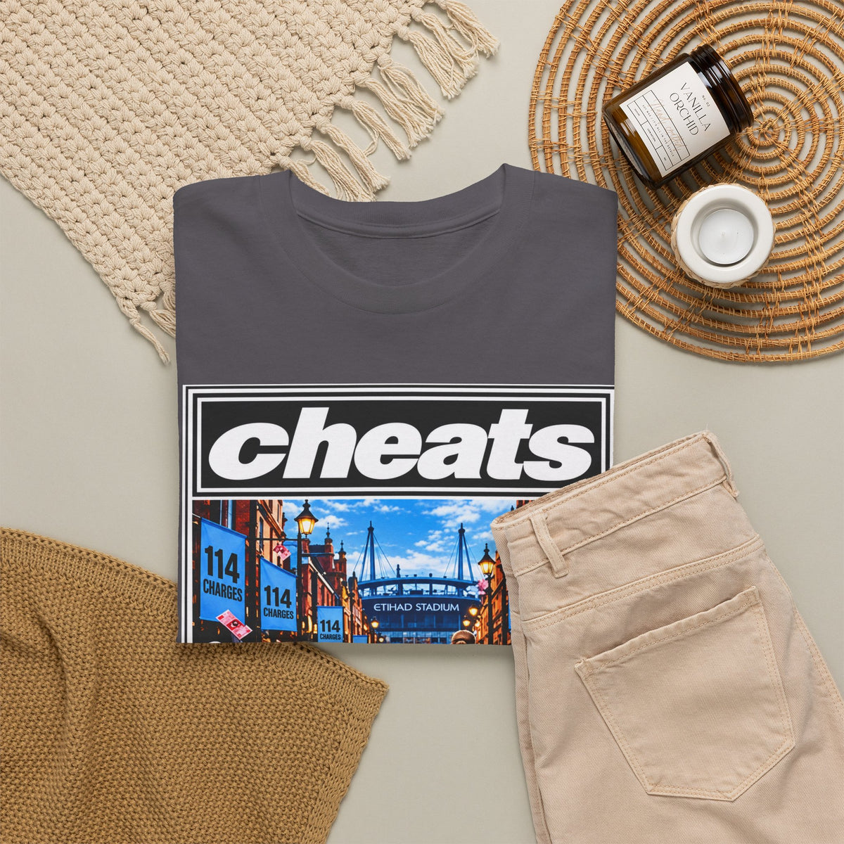 Cheats “What’s the Story? Tainted Glory?” Sports Graphic Cotton T-Shirt