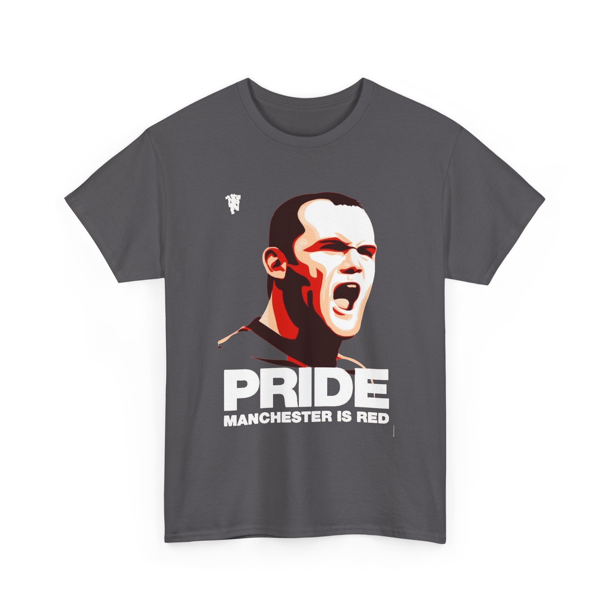 Manchester Pride Tee — “Pride Manchester Is Red” Football Fan Shirt