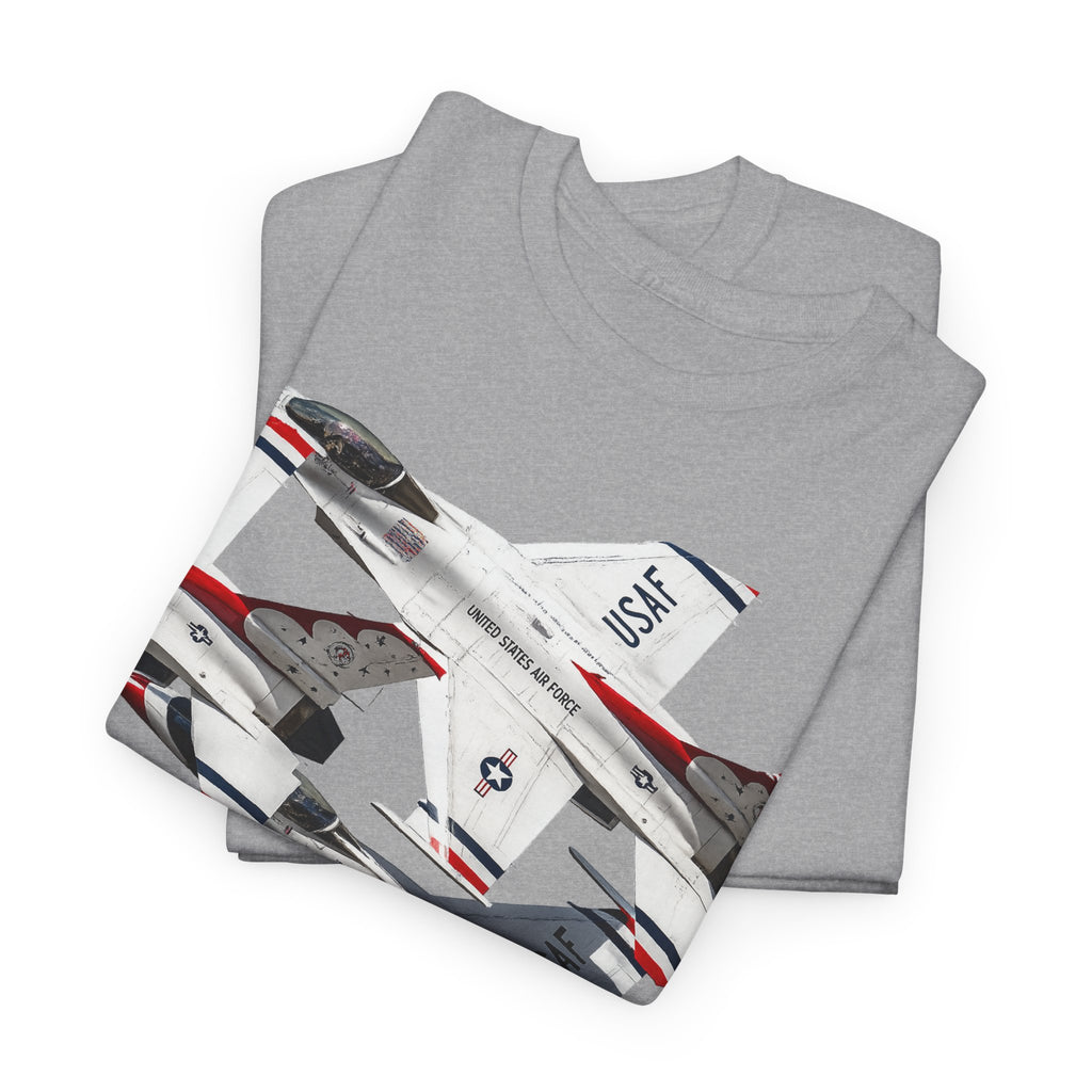 Thunderbirds Jet Formation T‑Shirt — Military Aviation Fighter Jets Tee