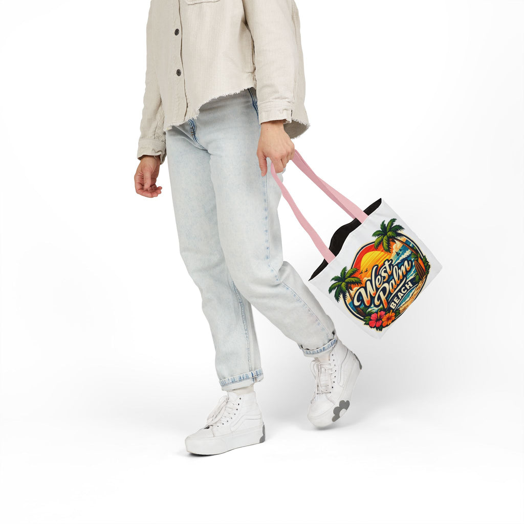 West Palm Beach Vintage Sunset Tote