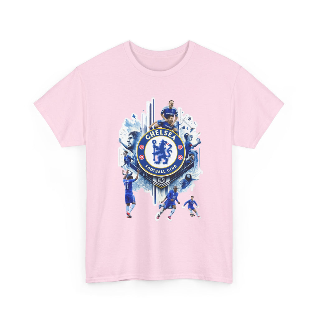 Chelsea FC Crest Players T-Shirt — Blue Football Fan Tee