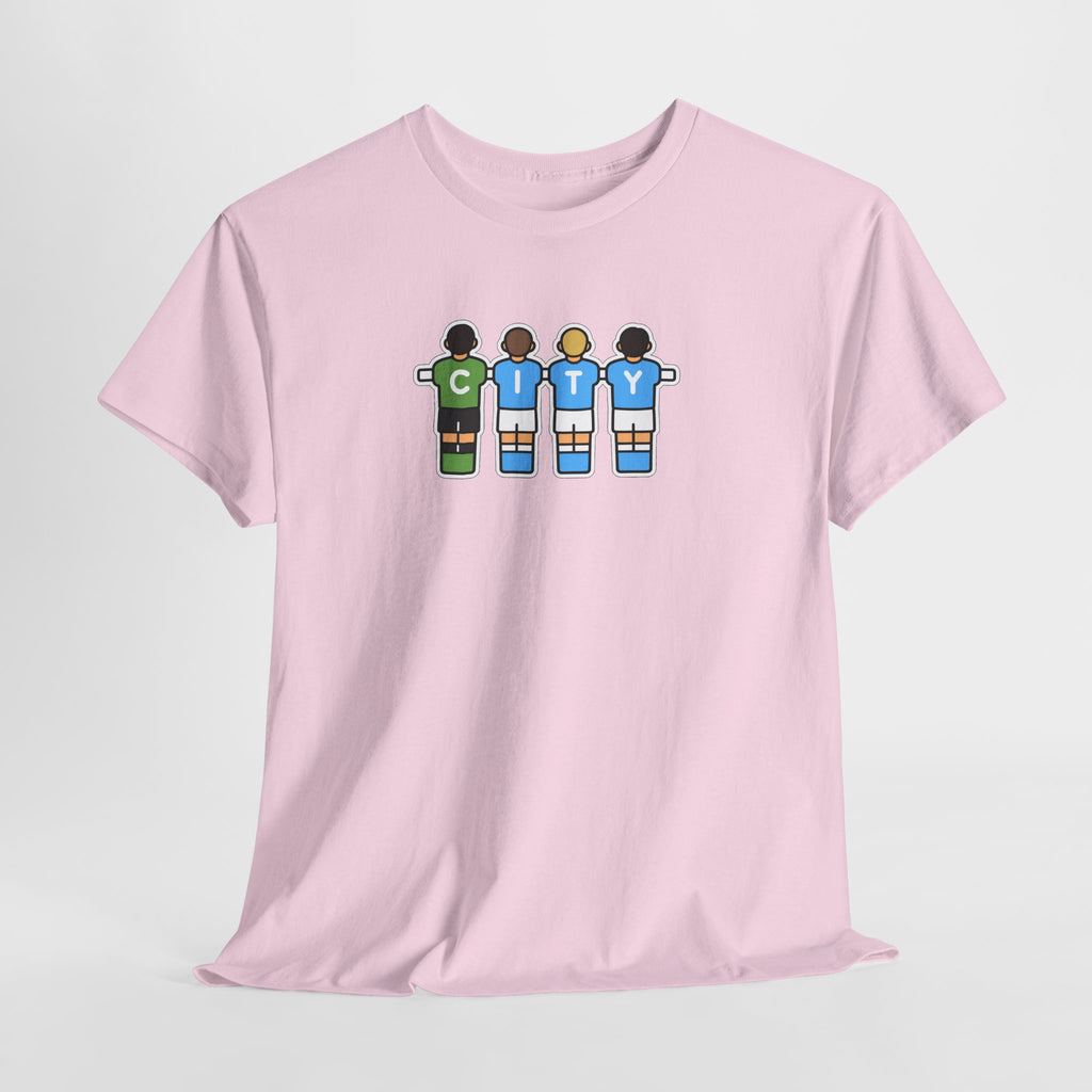 City Soccer Team Tee — Retro Foosball Players Graphic T-Shirt