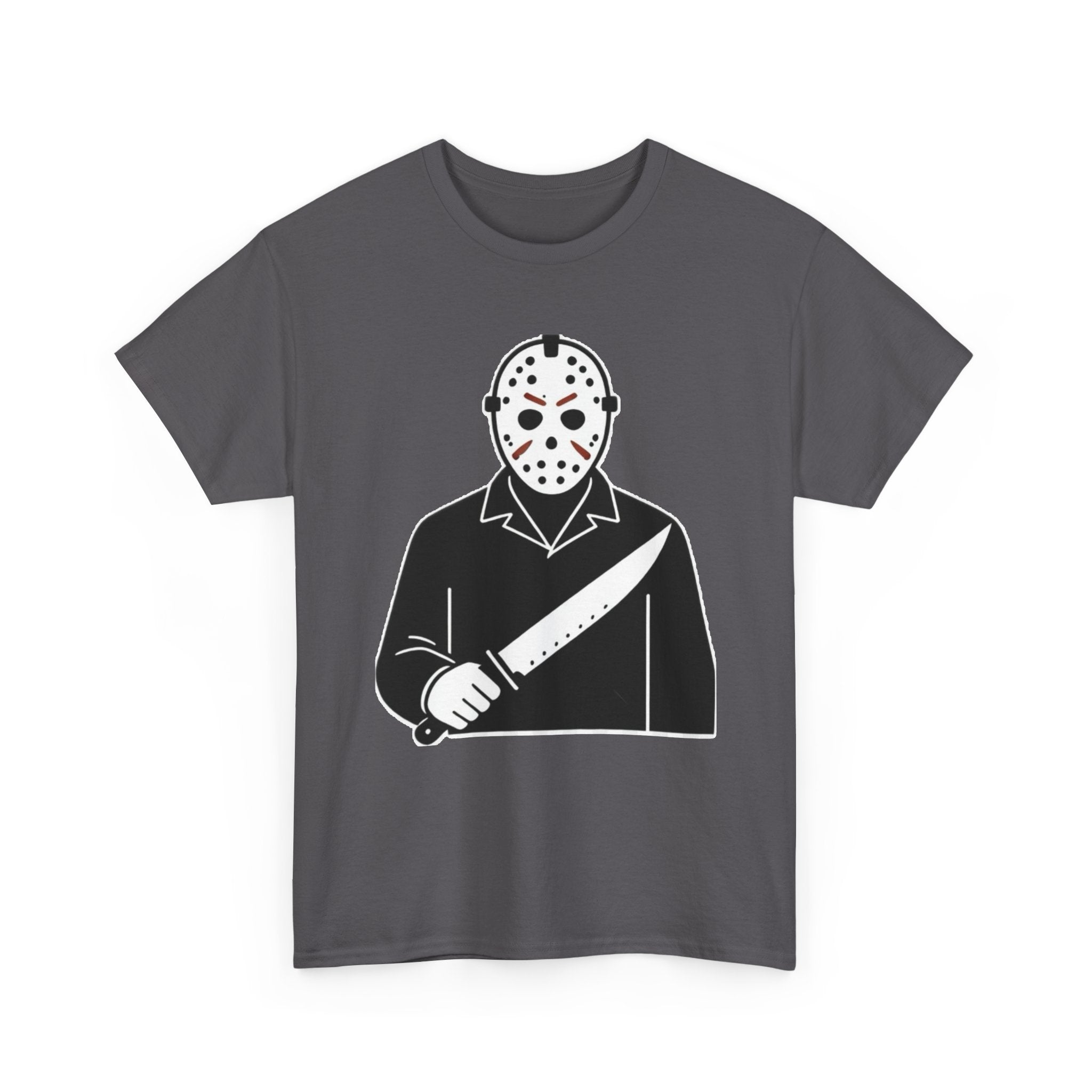 Hockey Mask Killer Tee — Retro Jason Voorhees Horror T-Shirt