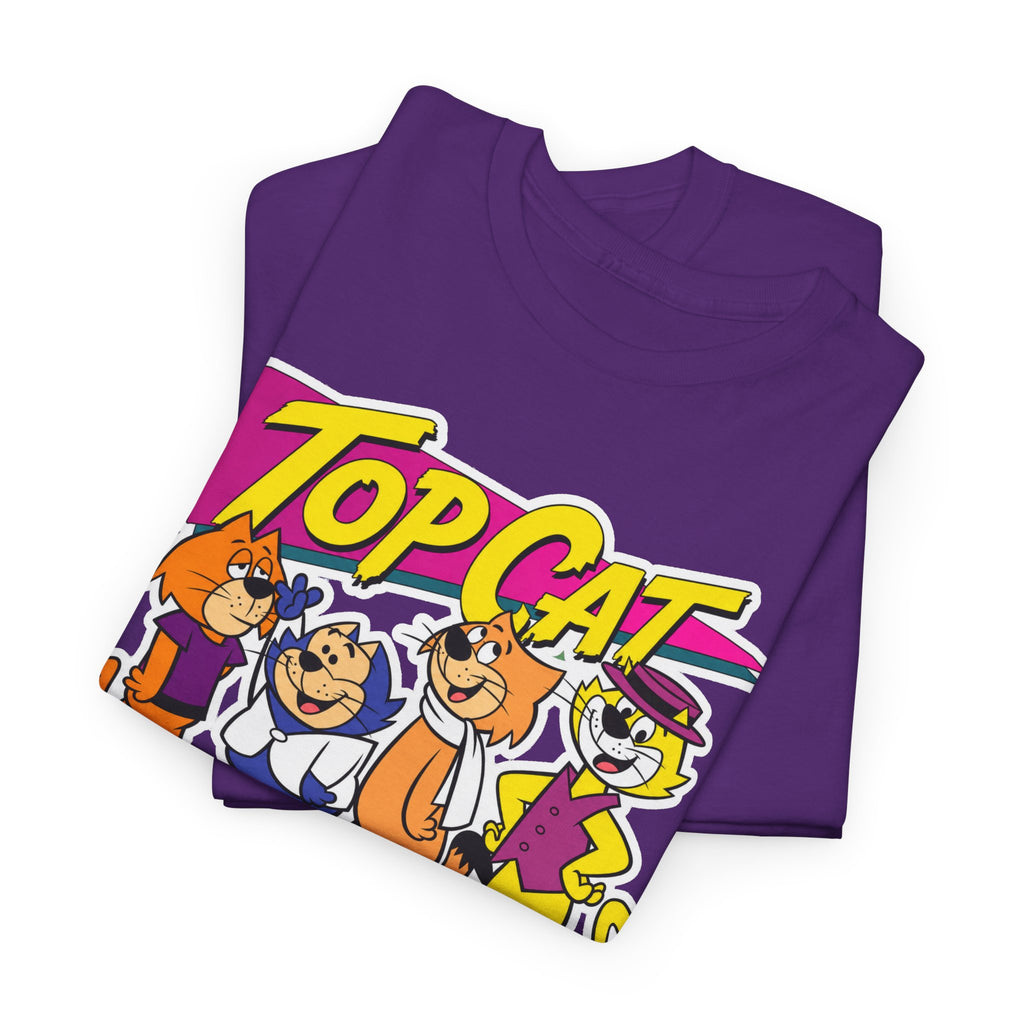 Top Cat Retro Cartoon Cotton T-Shirt / Tee