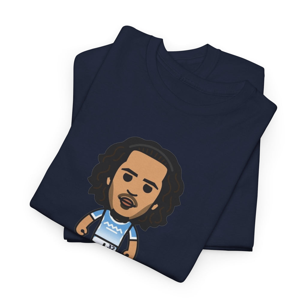 Ayyoub Bouaddi Manchester City Cartoon Character Cotton T-Shirt