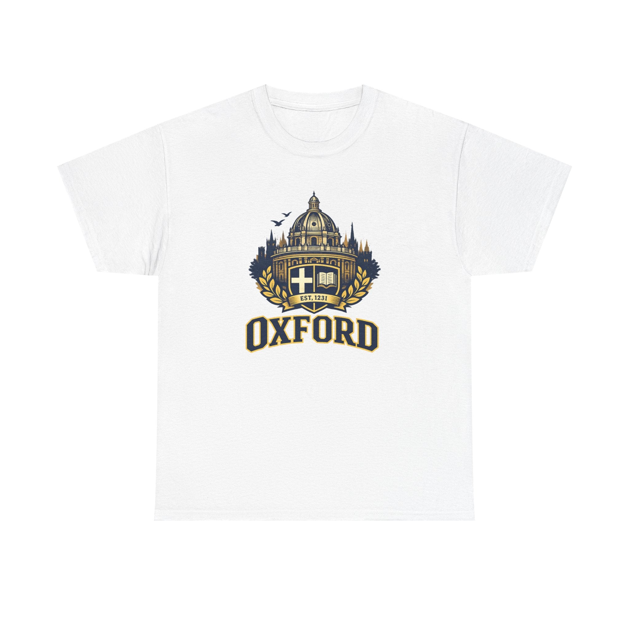 Oxford Crest T-Shirt — Vintage University Graphic Tee