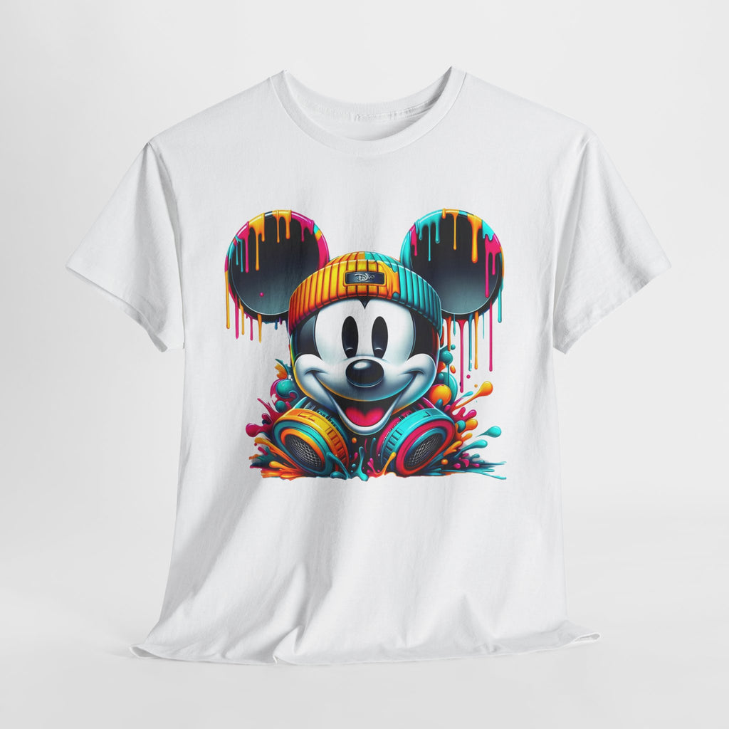 Mickey Graphic Tee — Colorful Street Art Mouse Character T-Shirt