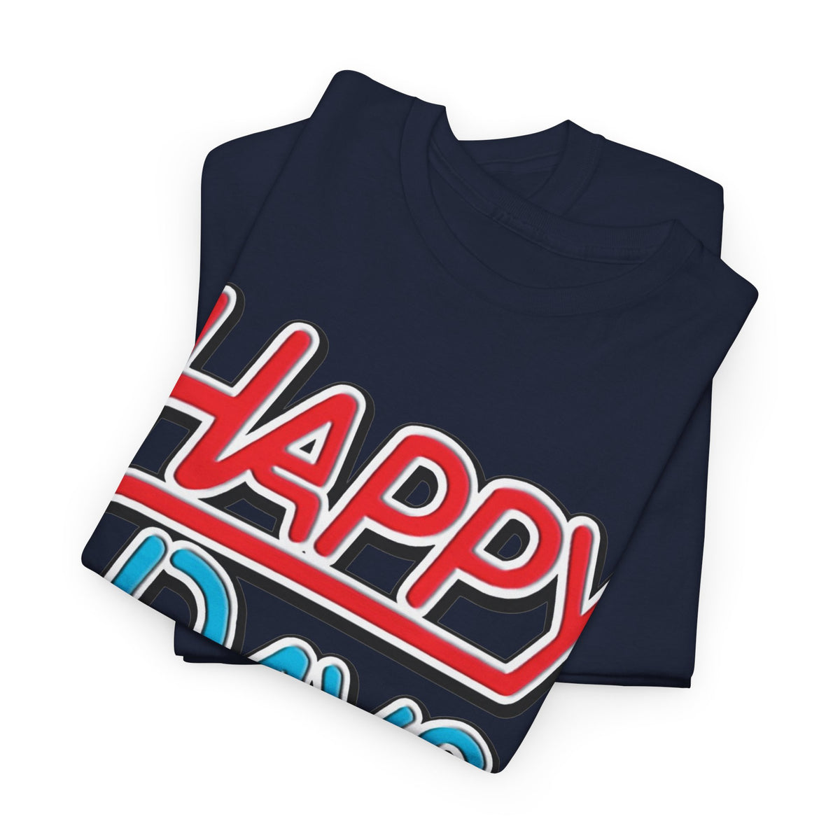 Happy Days T-Shirt — Retro Red & Blue Inspired Graphic Cotton T-shirt