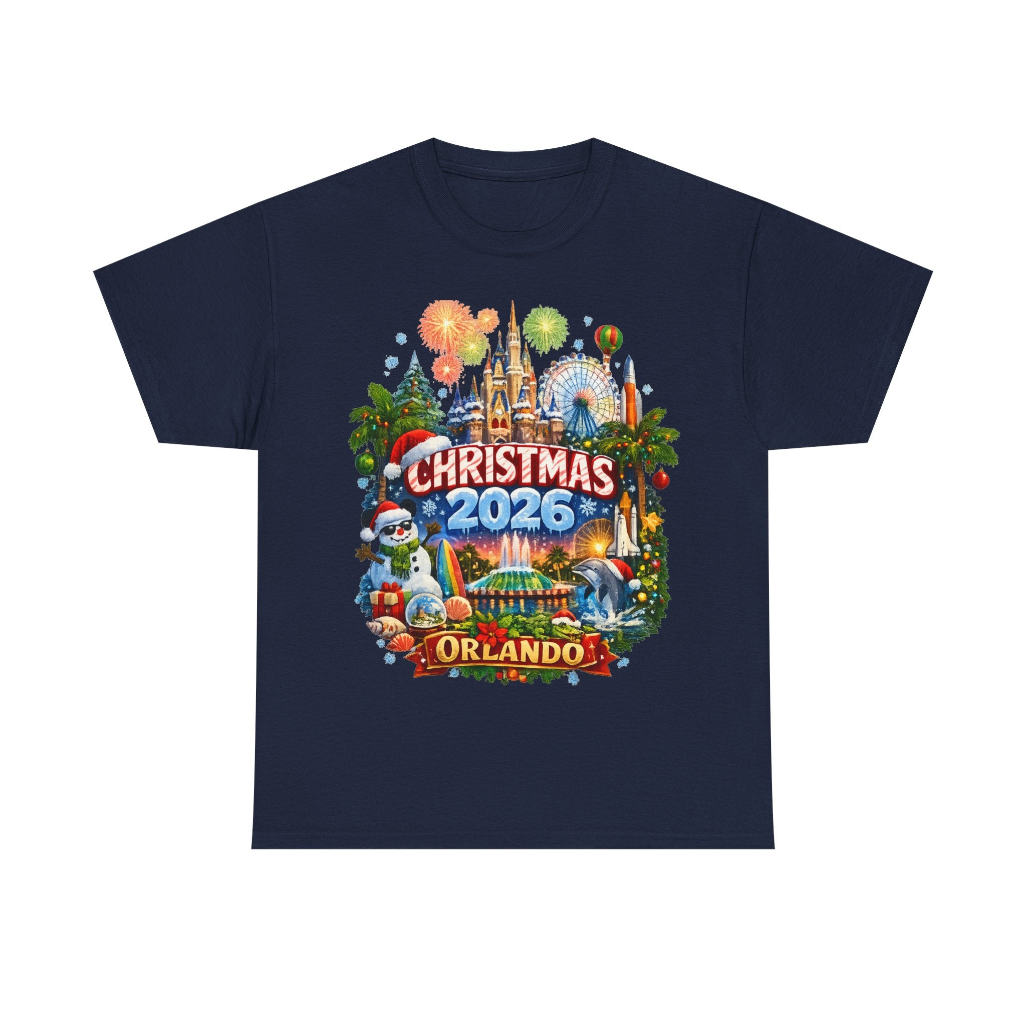 Christmas 2026 Orlando T-Shirt — Holiday Theme Park Souvenir Tee