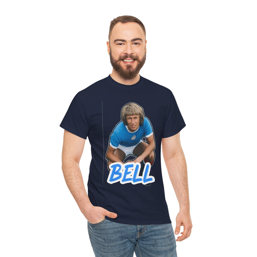 Colin Bell Manchester City Legend Retro Soccer Tee — Vintage Player Graphic T-Shirt
