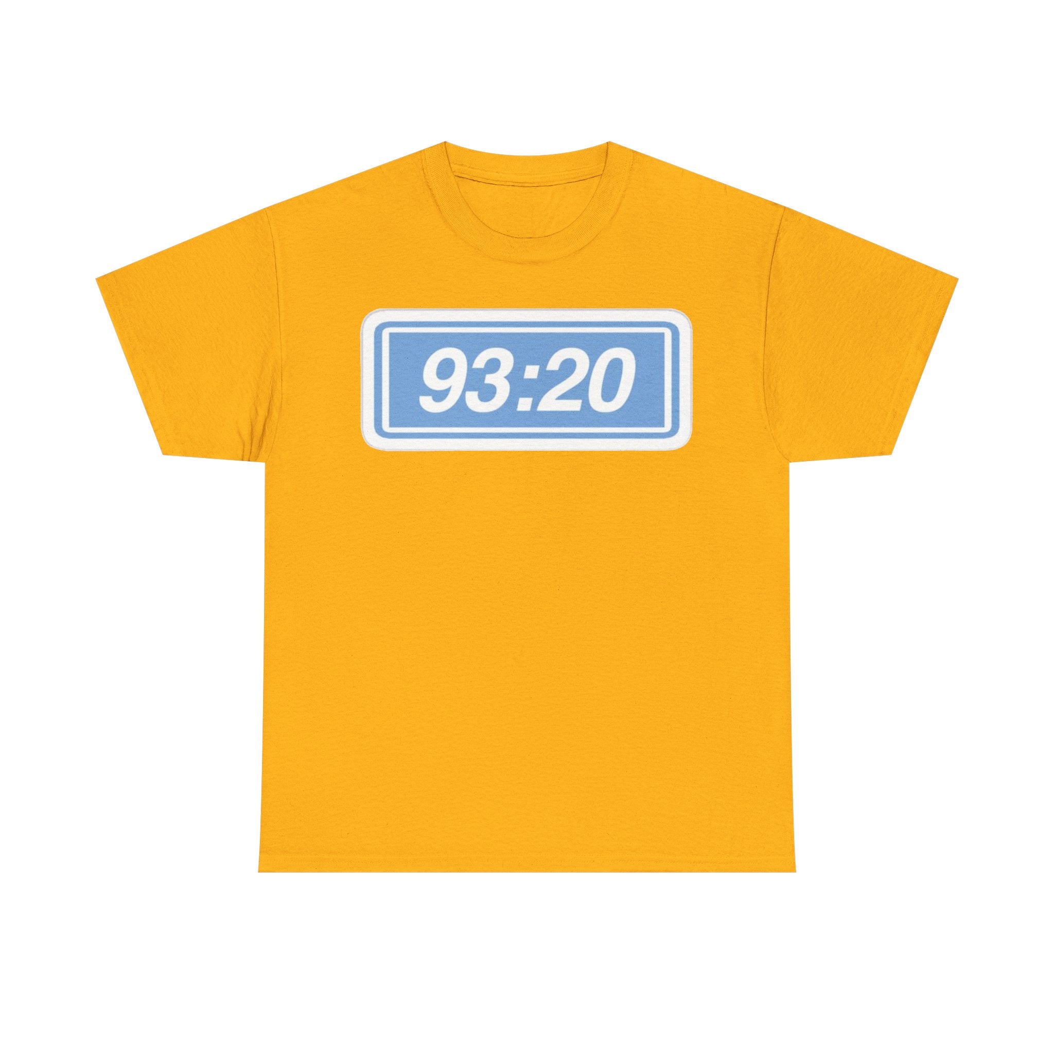 Manchester City 93:20 Tee — Minimal Retro Graphic T‑Shirt