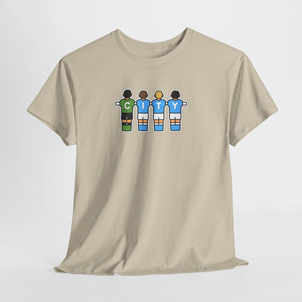 City Soccer Team Tee — Retro Foosball Players Graphic T-Shirt