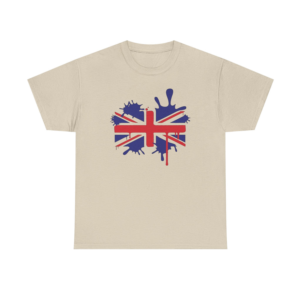 Union Jack Paint Splatter T-Shirt — British Flag Graphic Tee