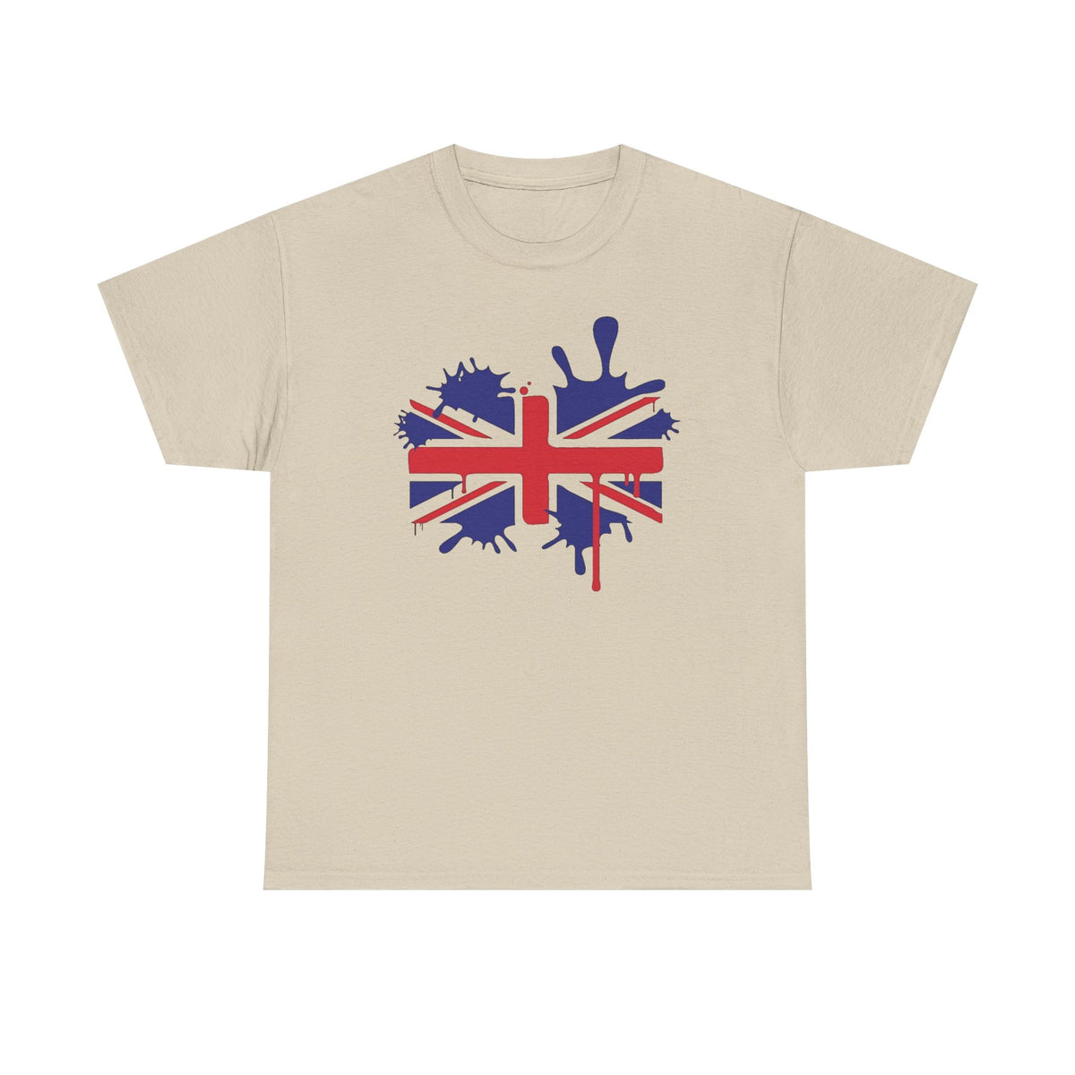 Union Jack Paint Splatter T-Shirt — British Flag Graphic Tee