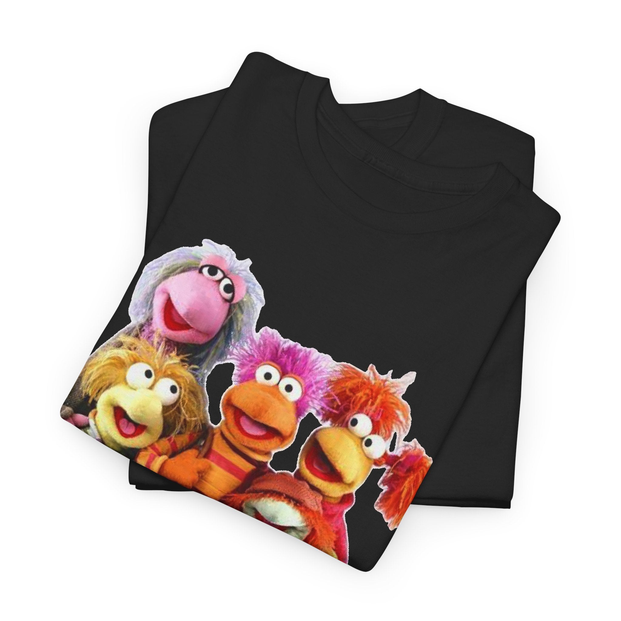 Fraggle Rock Characters T-Shirt — Vintage 80s Kids TV Crew Tee