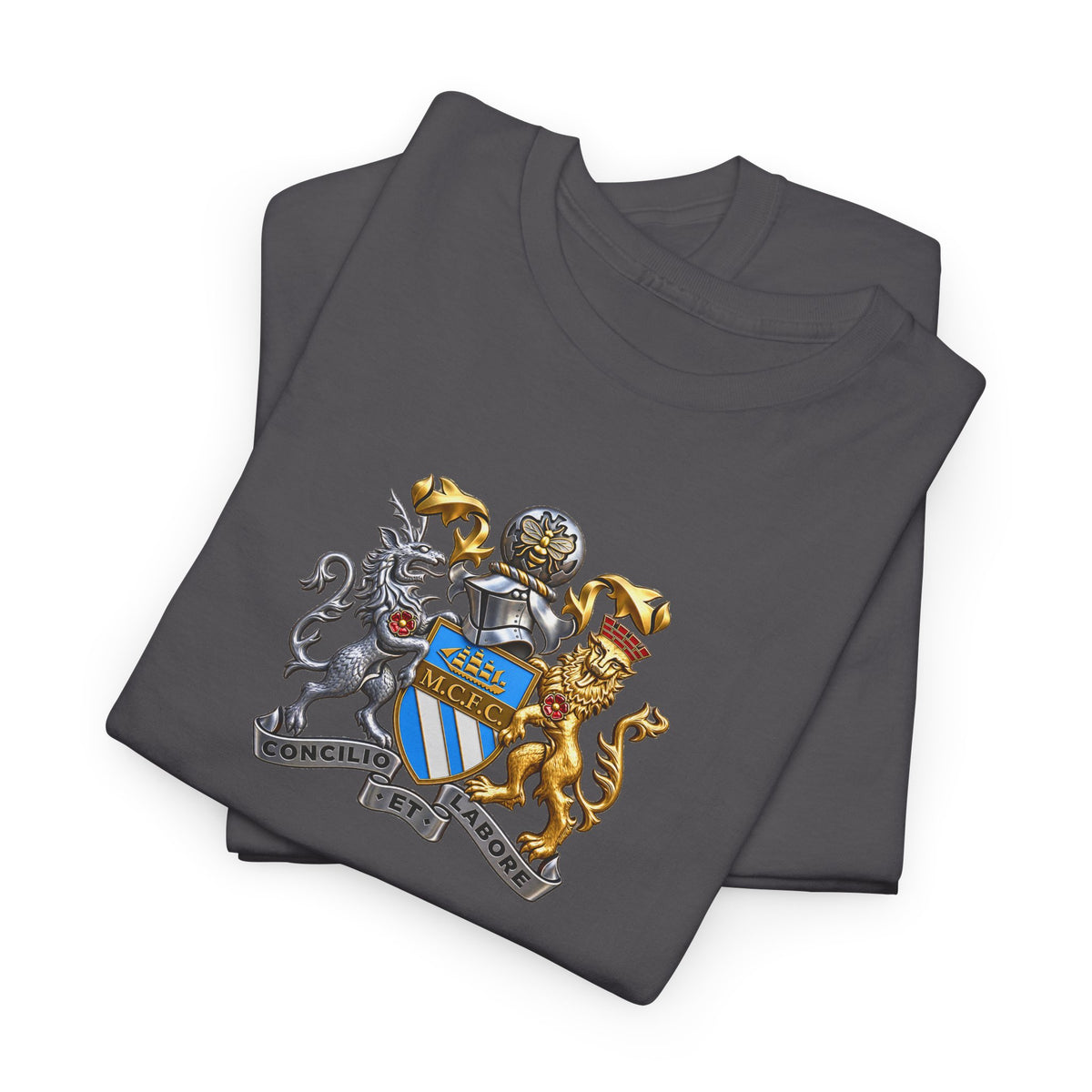Manchester City Coat of Arms Unisex Heavy Cotton Tee