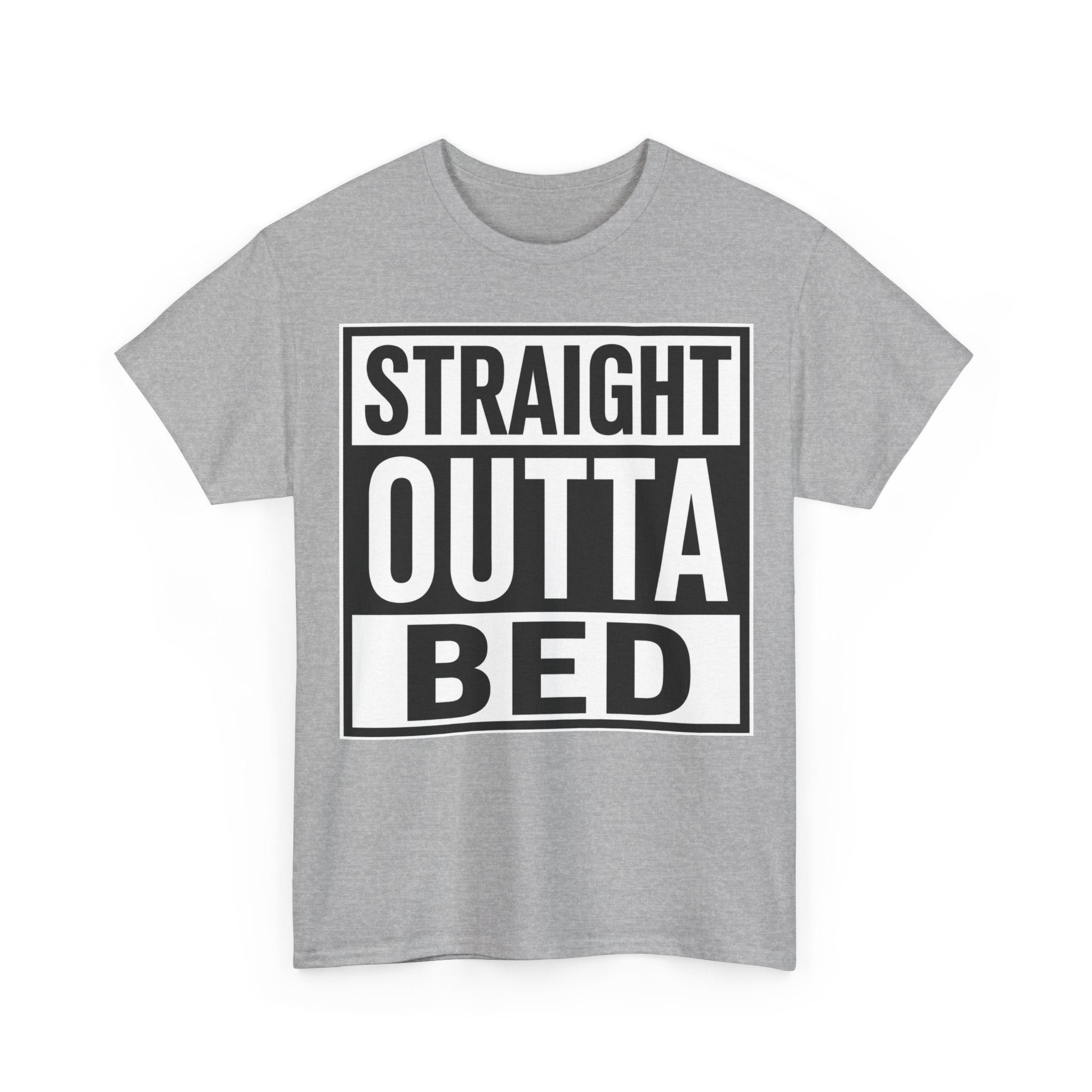 Straight Outta Bed T-Shirt — Funny Morning Graphic Tee