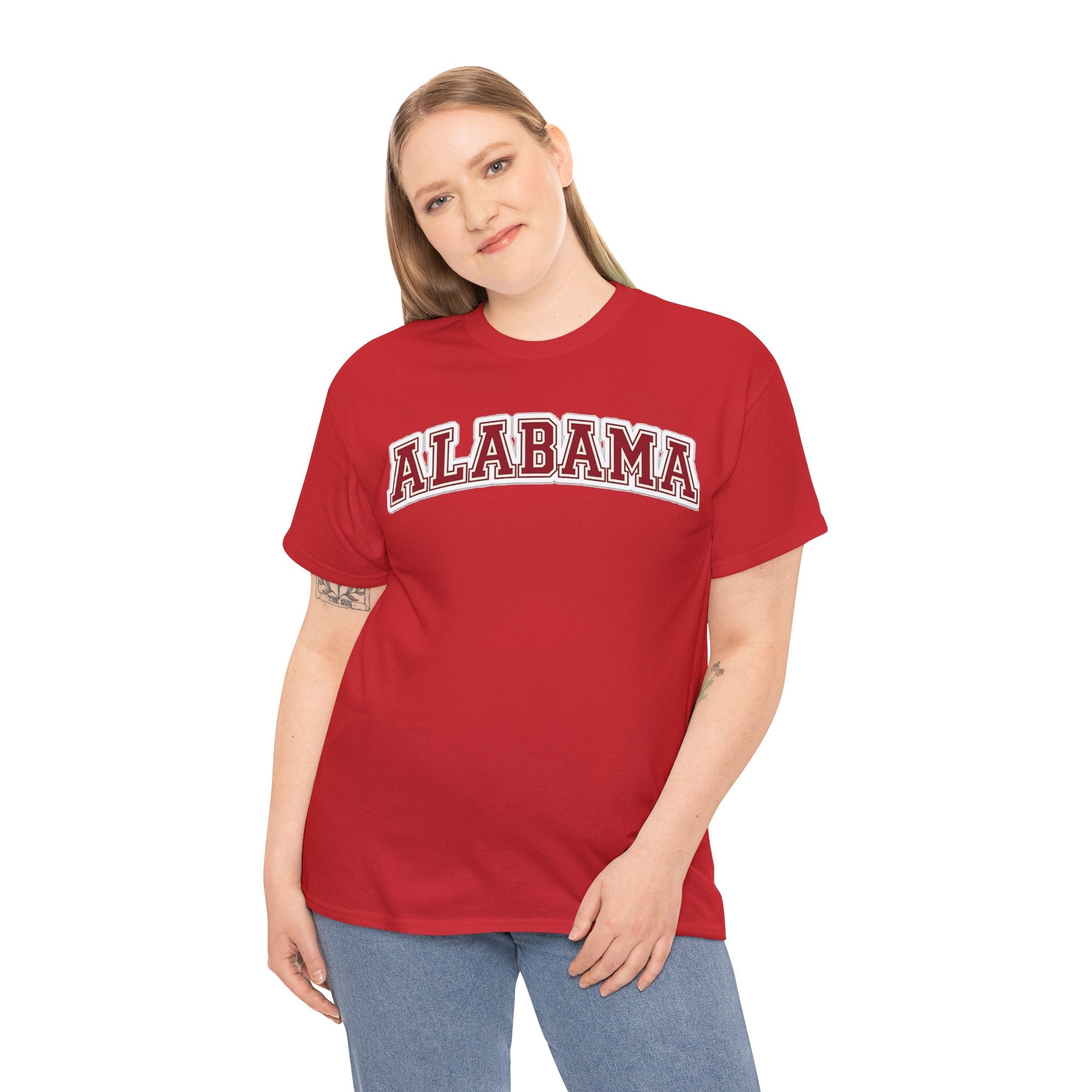 Alabama Arch Logo Tee – Crimson College Pride T‑Shirt
