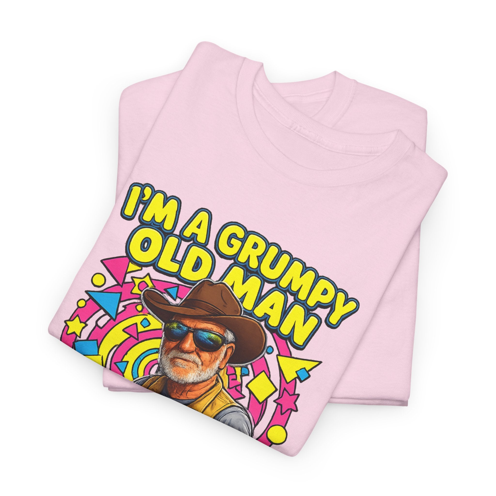 I'm A Grumpy Old Man T-Shirt – Funny Senior Fishing Graphic Tee