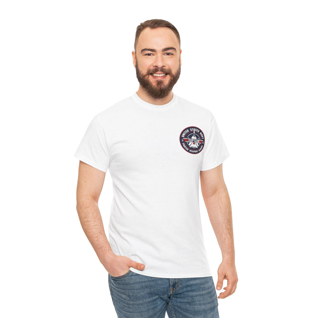US Navy Top Gun School T-Shirt — 'High Speed' Vintage Cotton T-Shirt