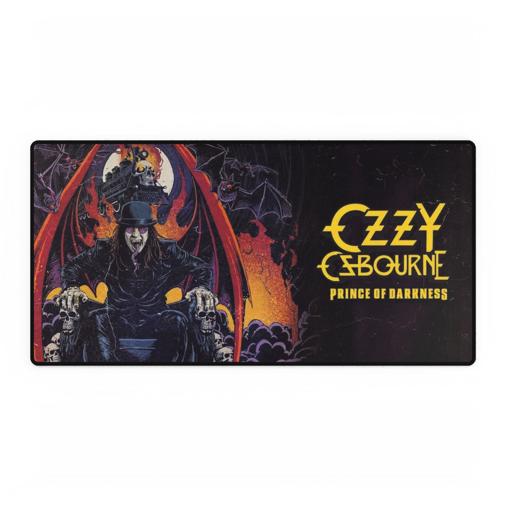 Ozzy Osbourne 'Prince of Darkness' Gaming Desk Mat — Rock Band Mousepad Desk Pad
