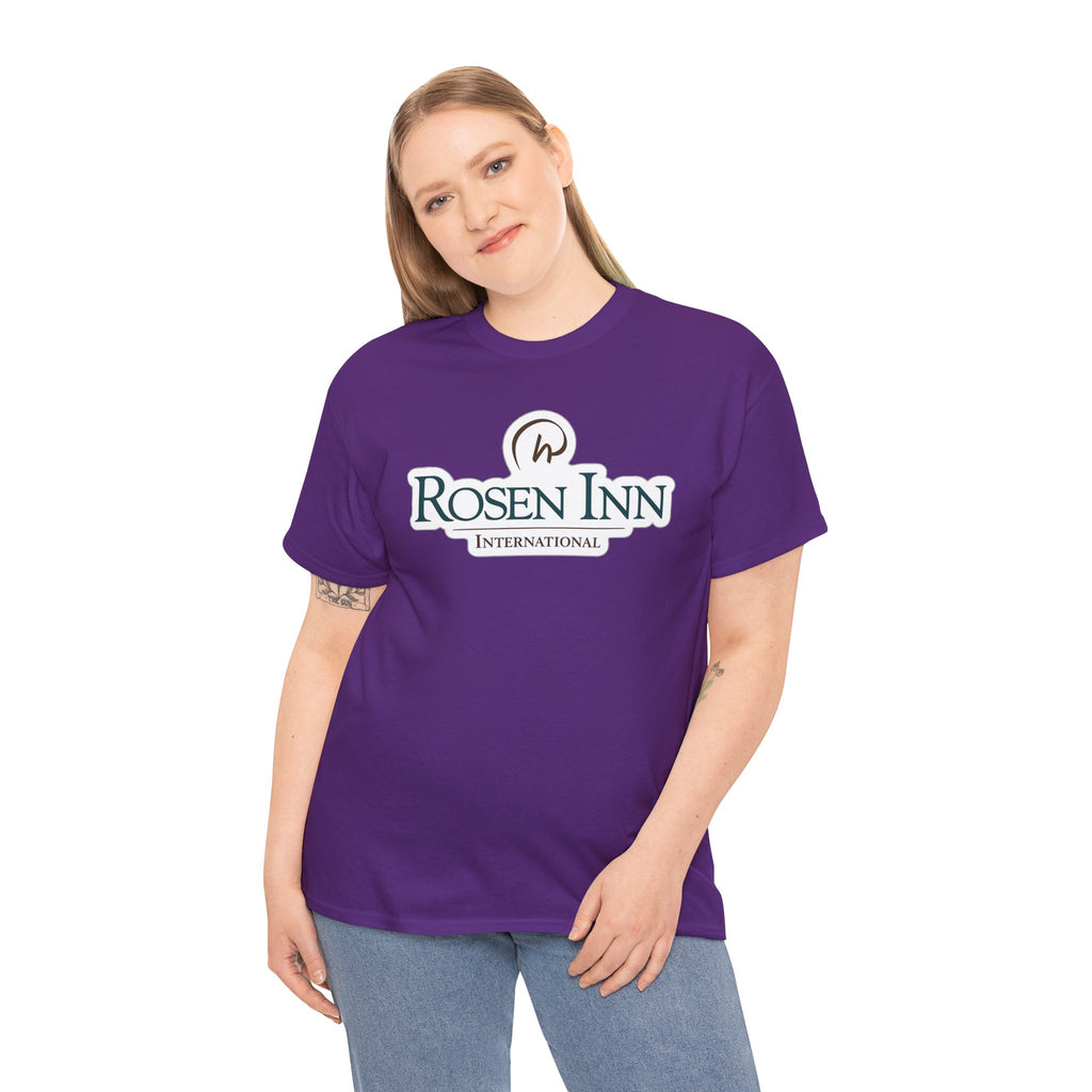 Rosen Inn International Inspired Logo Cotton T-Shirt Tee