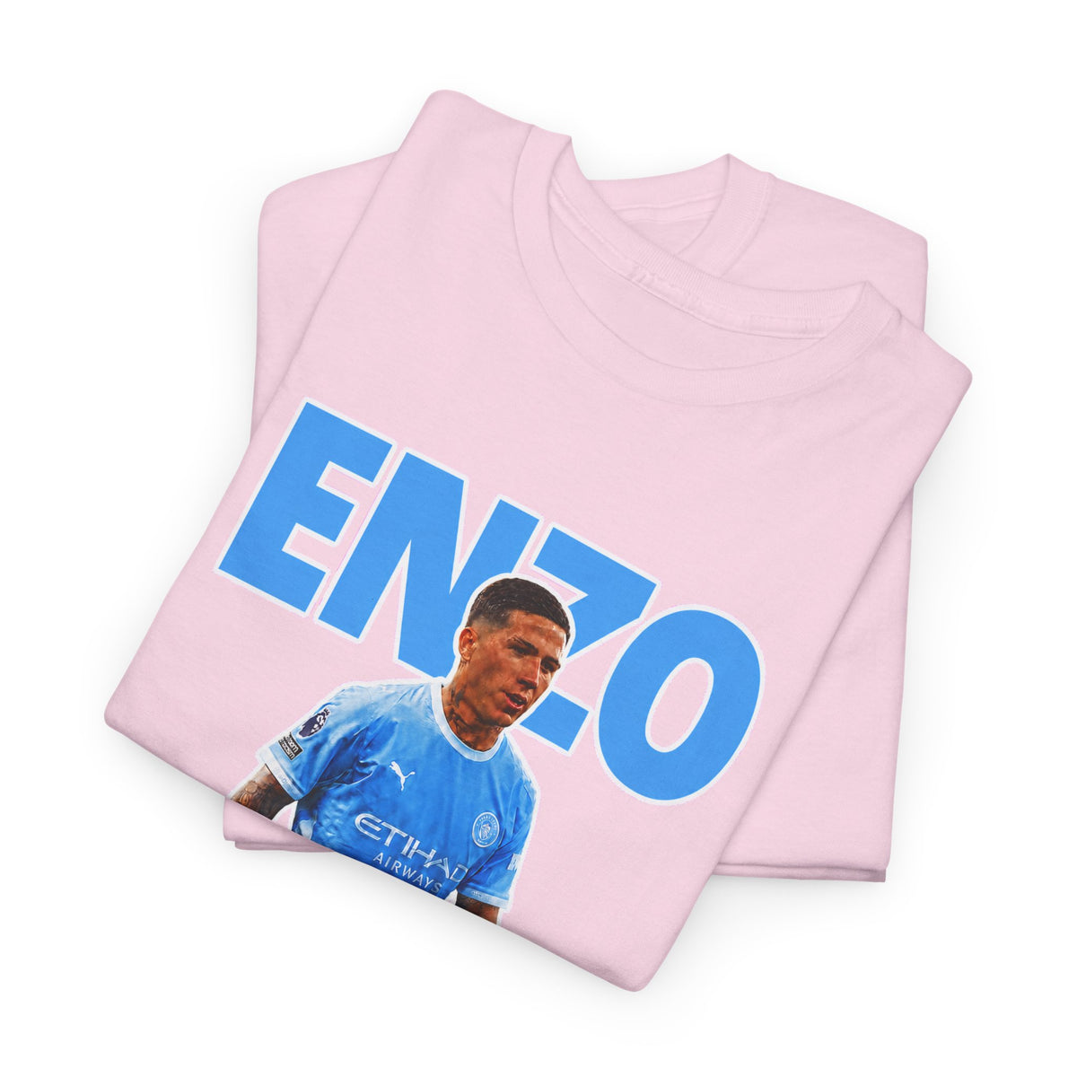 Enzo Fernandez Manchester City Inspired Cotton T-Shirt