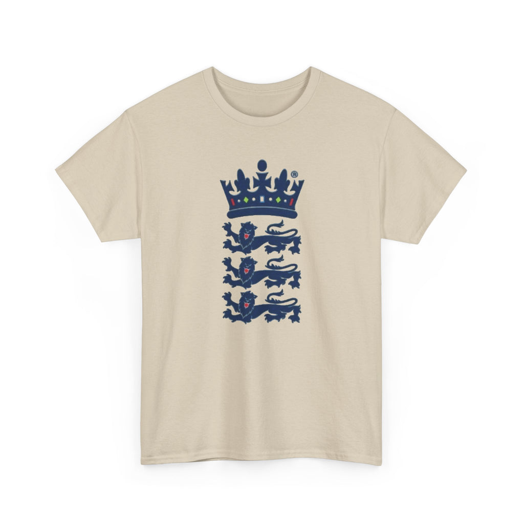 English Cricket T-Shirt — Vintage Cricket Crest Tee