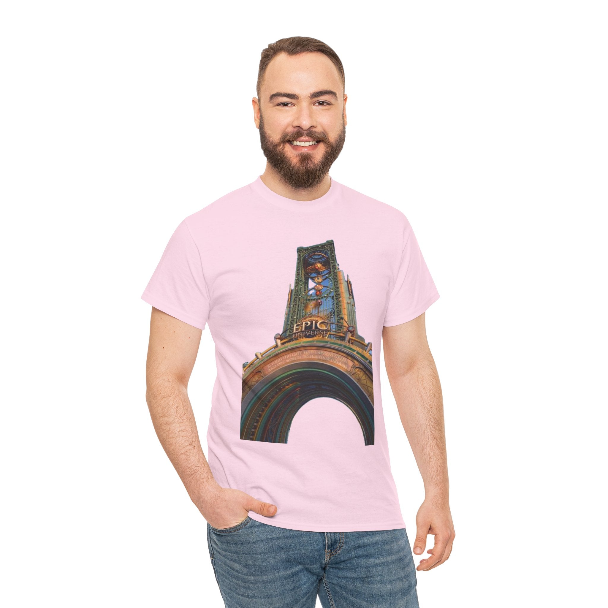 Epci Universe Vintage Theater Arch Graphic Tee — 'Epic' Retro Marquee T-Shirt
