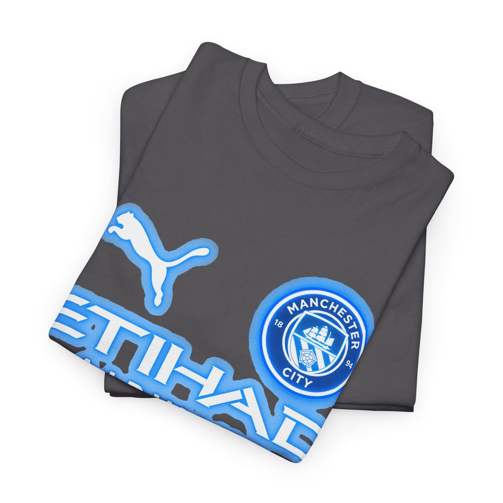 Manchester City Inspired Etihad Airways Logo Tee