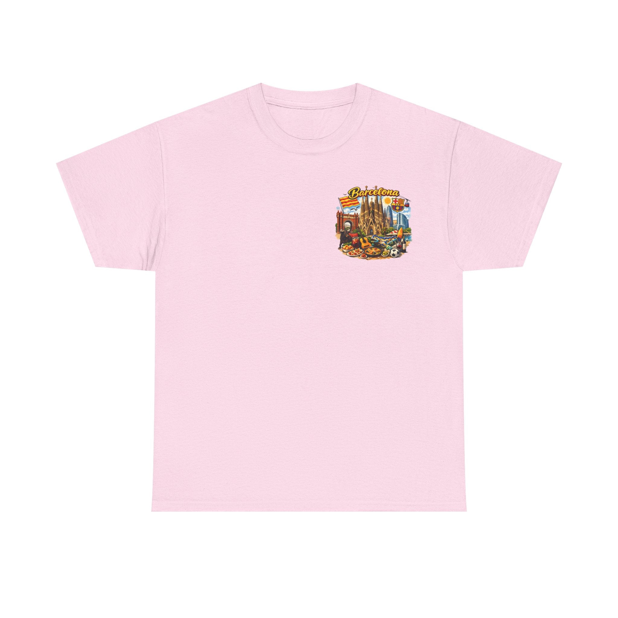 Barcelona Souvenir T‑Shirt — Vintage City Collage Tee