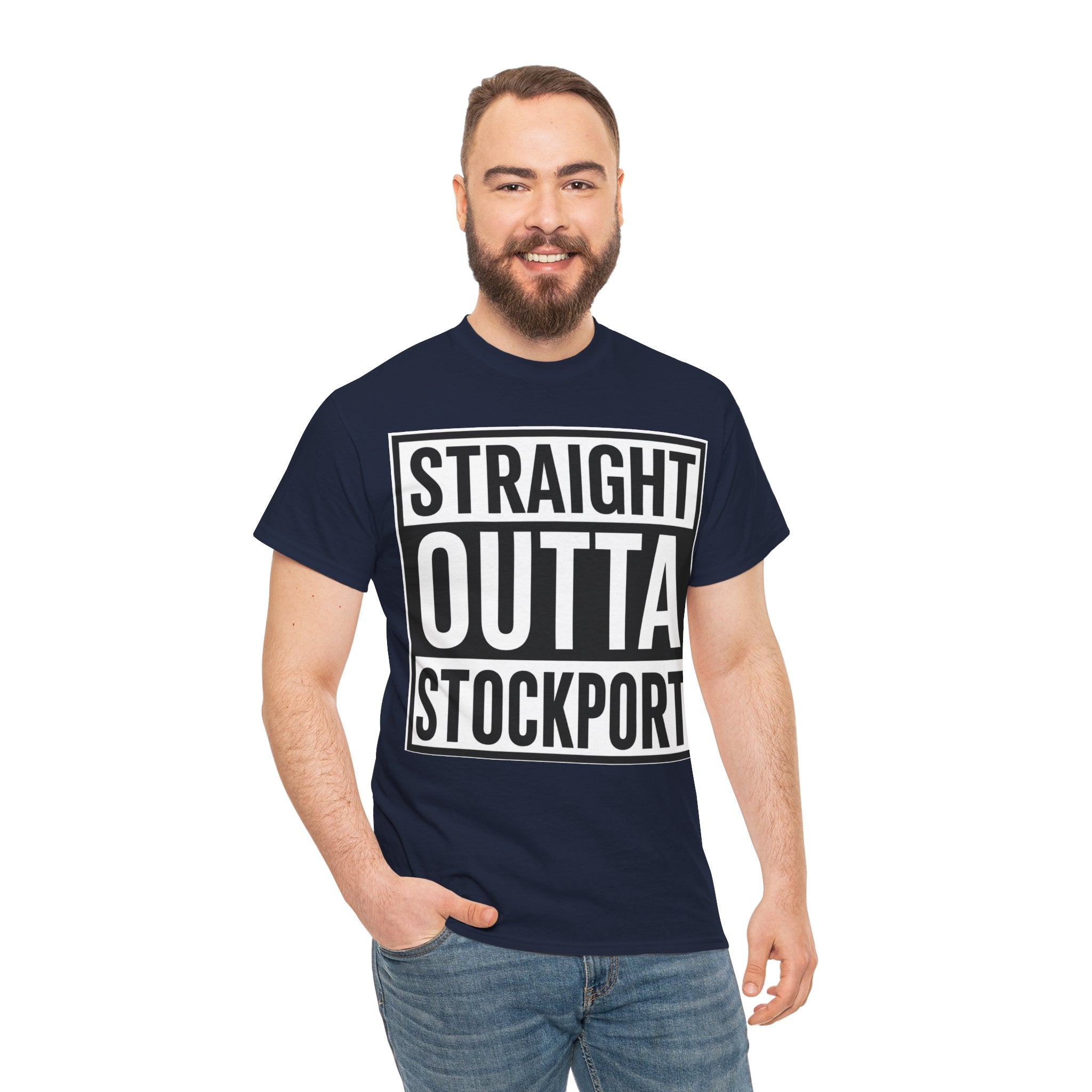 Straight Outta Stockport T-Shirt — Bold City Pride Tee
