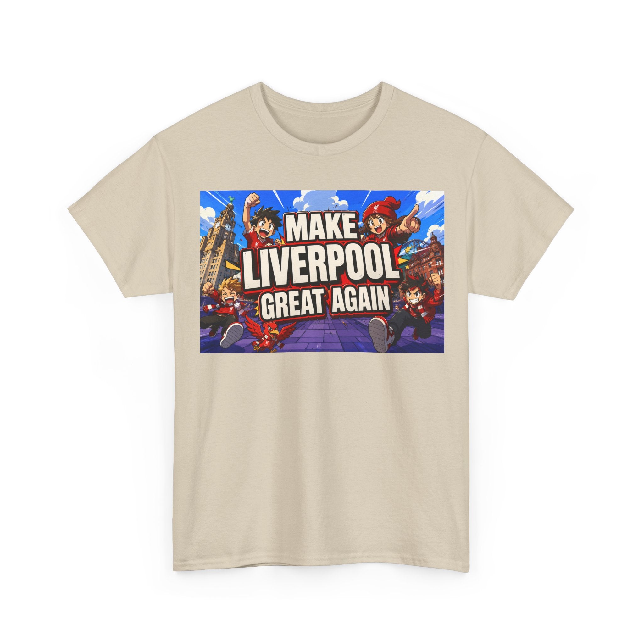 Liverpool Fan Tee – "Make Liverpool Great Again" Graphic Shirt