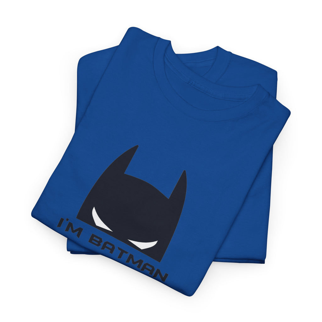 I'm Batman Graphic Tee — Funny Superhero Mask T-Shirt
