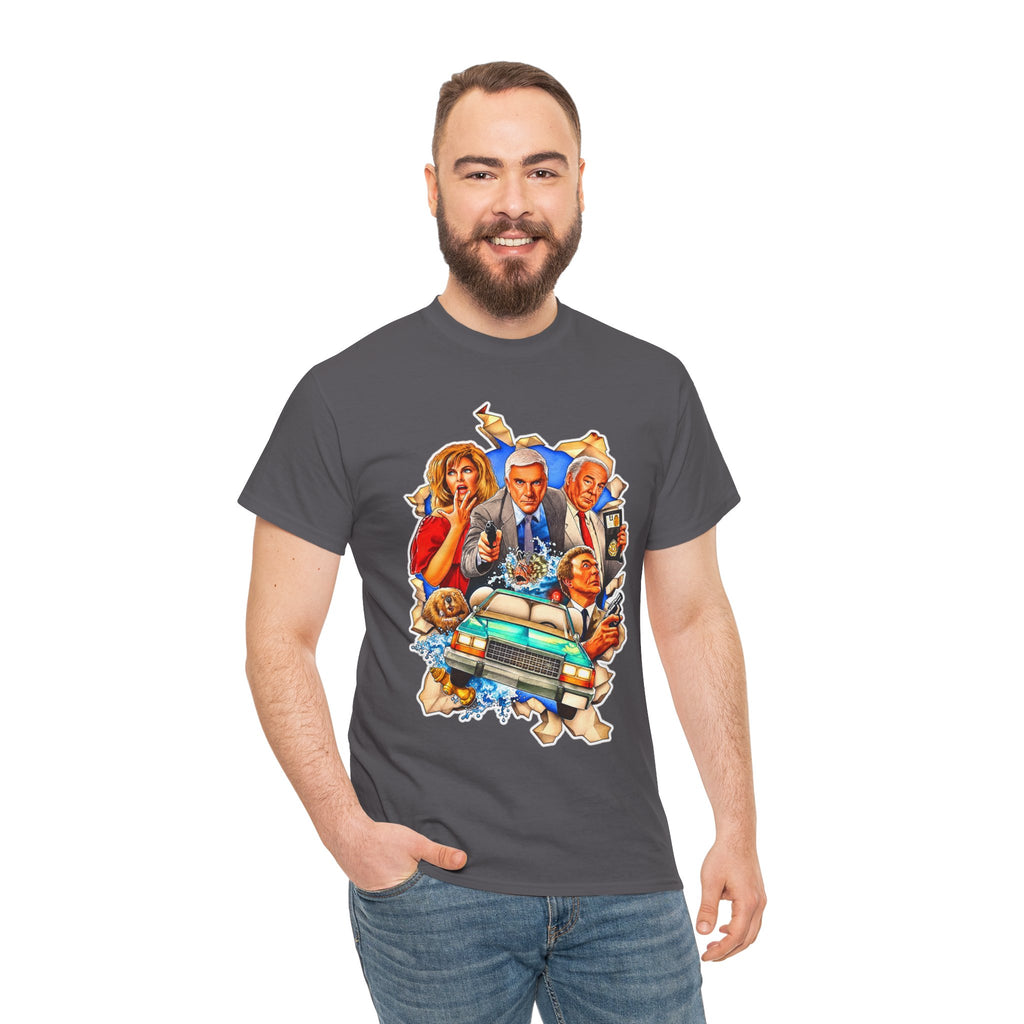 The Naked Gun / Police Squad Crime Comedy Movie Poster Cotton T-Shirt