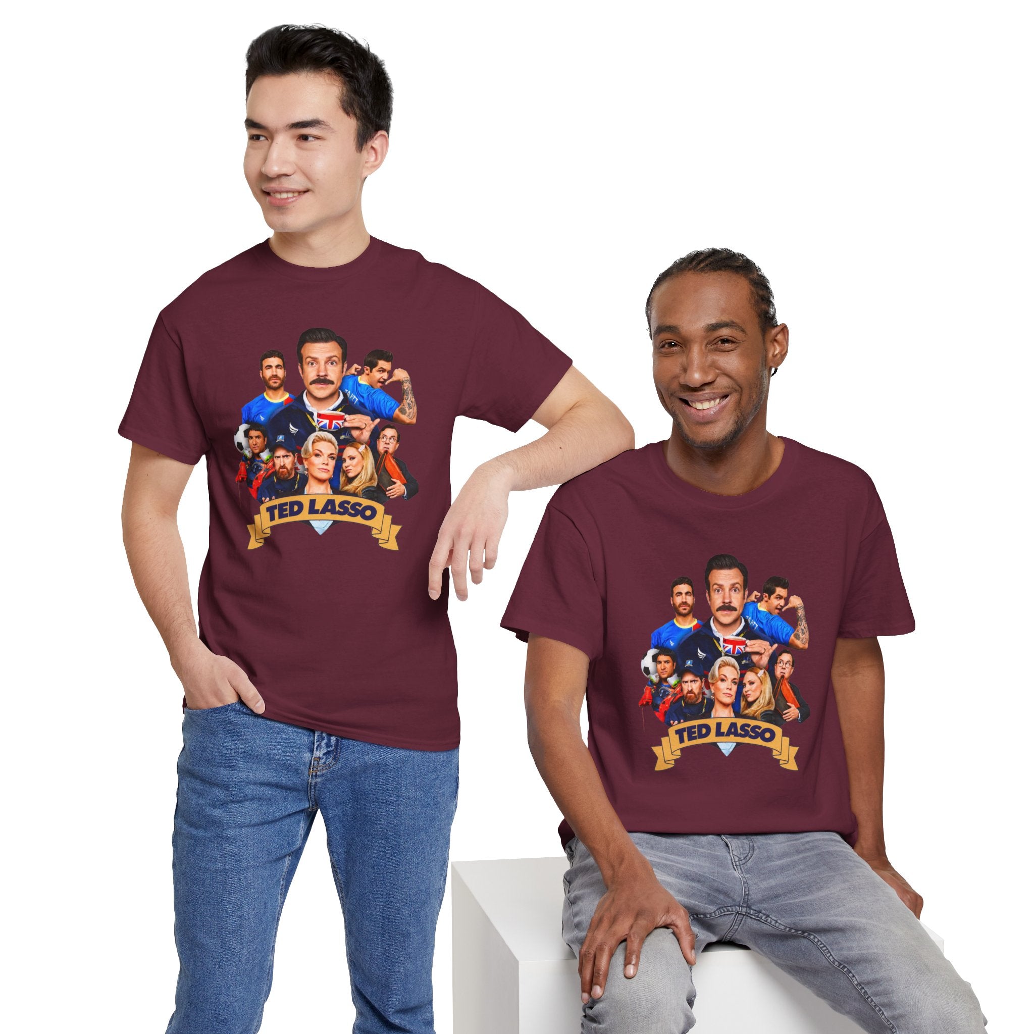 Ted Lasso Inspired Cast Graphic Tee — TV Show Fan Shirt