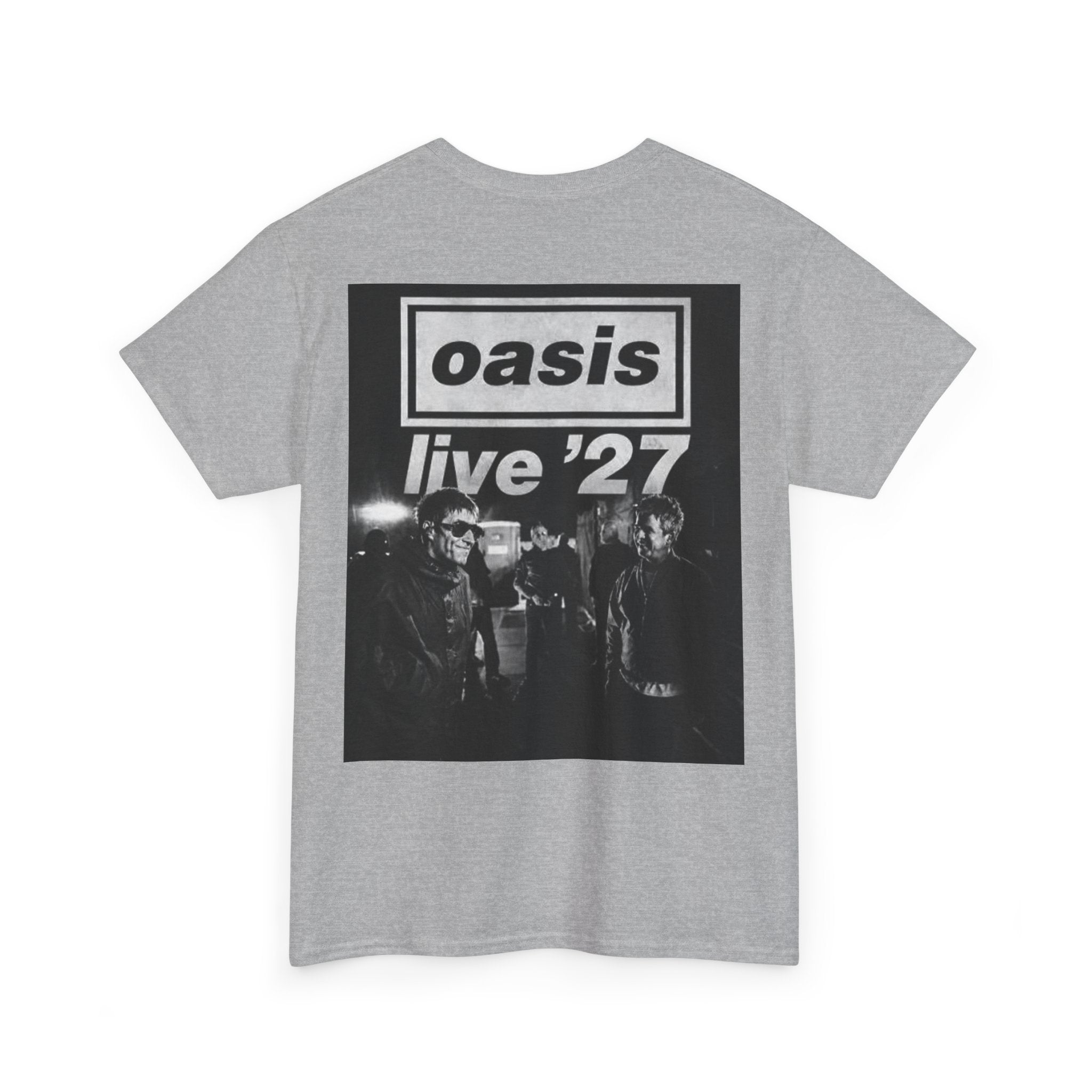 Oasis 'Live '27' Band Tee — Vintage Rock Concert T-Shirt