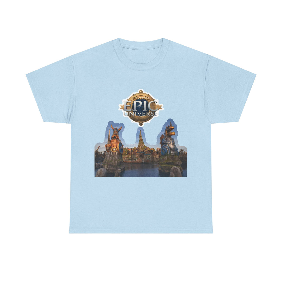 Epic Universe Theme Park T‑Shirt — Iconic Entrance Graphic Tee